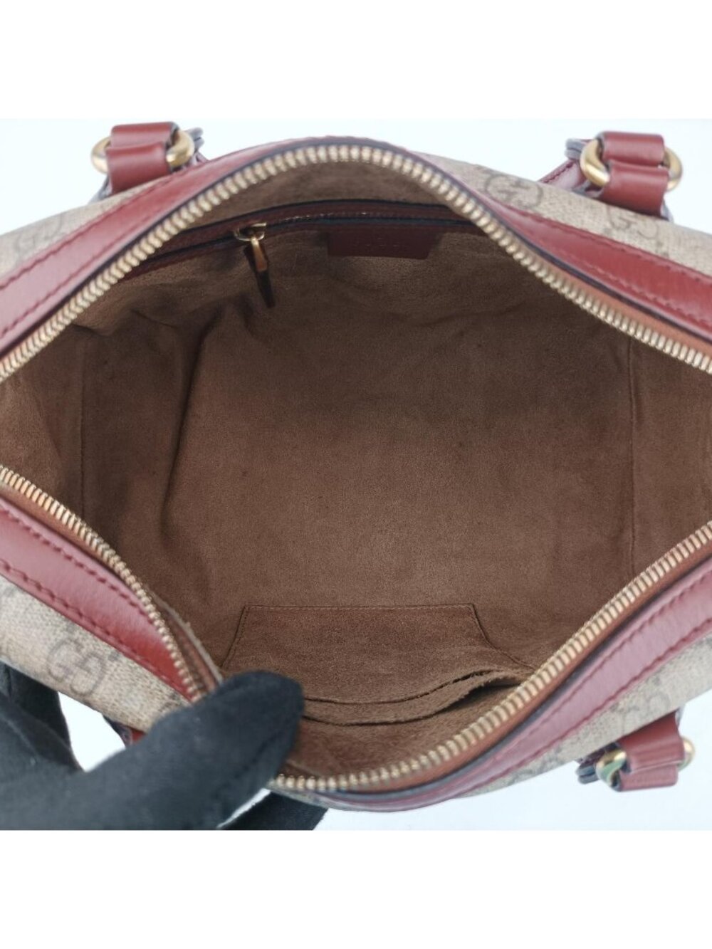 Gucci GG Supreme Beige Brown Leather - Picture 9 of 16